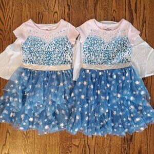Matching Disney Frozen Dresses (Kid Size 7/8)